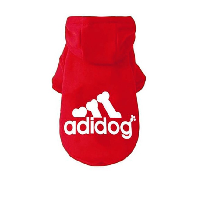 Adidog Bluza dresowa dla psa Czerwona