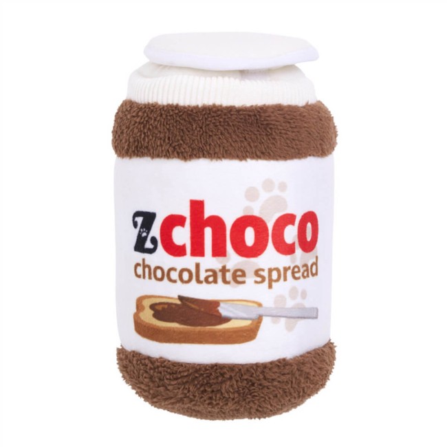 ZippyPaws pluszowa norka dla psa Słoik czekolady