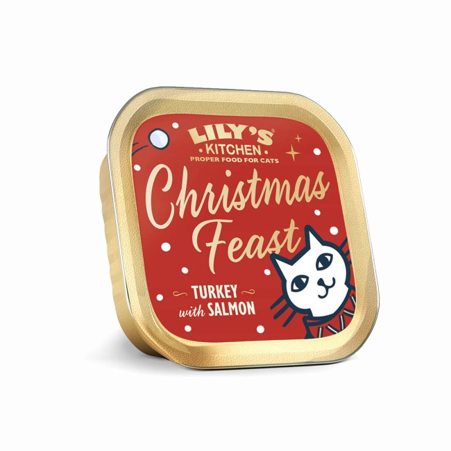 LILY’S KITCHEN Christmas Świąteczny pasztet dla kota indyk z łososiem 85g.jpg