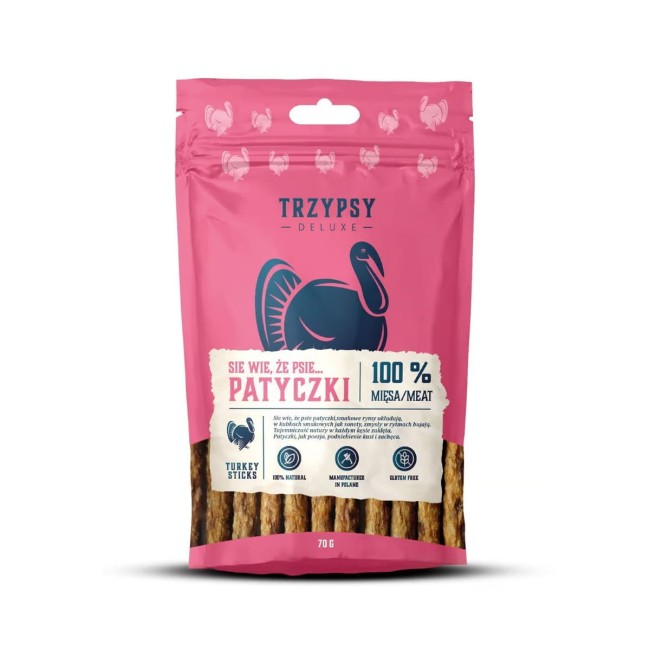 TRZYPSY DELUXE Się Wie patyczki z indyka 70g