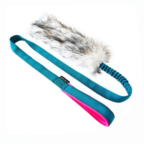 HAUU MIAUU Szarpak dla psa BUNGEE Morski