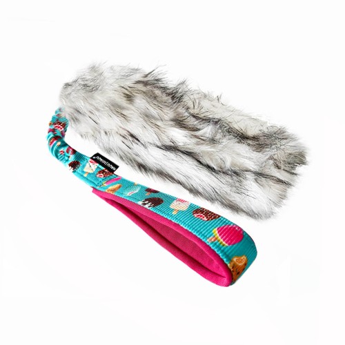 Szarpak krótki dla psa Ice Cream Dream Turkus BUNGEE