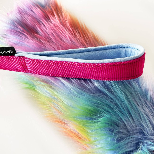 Szarpak krótki dla psa fuksja